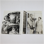 Lot of Six Wire Photos - Hogan, Watson, H. Smith, Guldahl, Crosby, Walker Cup, and M. Smith