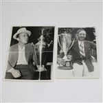 Lot of Six Wire Photos - Hogan, Watson, H. Smith, Guldahl, Crosby, Walker Cup, and M. Smith