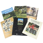 Lot of Six Signed US Senior Open Championship Programs JSA ALOA