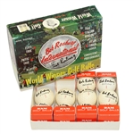 Ten Bob Rosburg Signed International Logo Golf Balls with Signed Box JSA ALOA