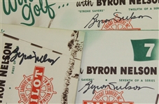 Byron Nelson 'Winning Golf' Lesson-Minder Kit with Three Signed by Nelson JSA ALOA