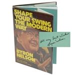 Byron Nelson Signed Book Shape Your Swing the Modern Way JSA ALOA