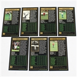 Lot of Seven Signed 1993 Grand Slam Ventures Cards - Palmer, Wall, Couples, etc. JSA ALOA