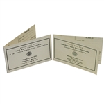 Two Billy Casper Signed Official Scorecards - 1959 & 1966 US Open JSA ALOA