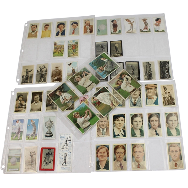 Lot of 55 Vintage Golf Cards - Various Publications