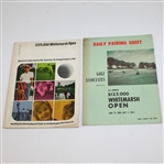 Four Arnold Palmer Winning Tournament Programs - Two from 1963 and 1966