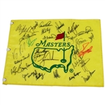 MASTERS CHAMPS FLAG - Undated Signed by 29 Champions PSA/DNA #P12176