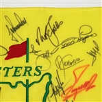 MASTERS CHAMPS FLAG - Undated Signed by 29 Champions PSA/DNA #P12176