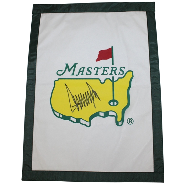 Donald Trump Signed Masters Undated Garden Flag PSA/DNA #Z01471