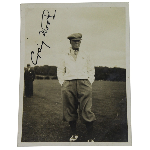 Craig Wood Signed Vintage Original Photo - Rare Find JSA ALOA