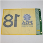 Jason Day Signed 2015 PGA Championship at Whistling Straits Flag JSA #N25301