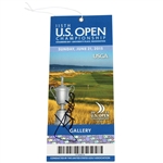 Jordan Spieth Signed 2015 US Open at Chambers Bay Sunday Ticket JSA #Y87497