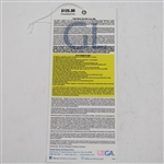 Jordan Spieth Signed 2015 US Open at Chambers Bay Sunday Ticket JSA #Y87497
