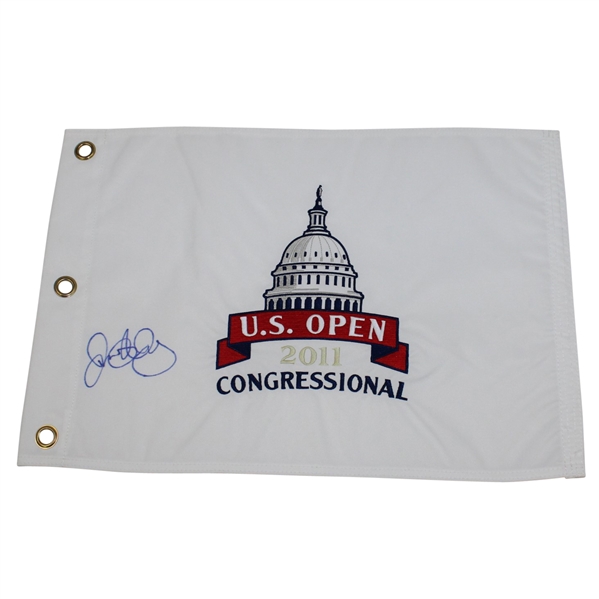 Rory McIlroy Signed 2011 US Open at Congressional Embroidered Flag JSA ALOA