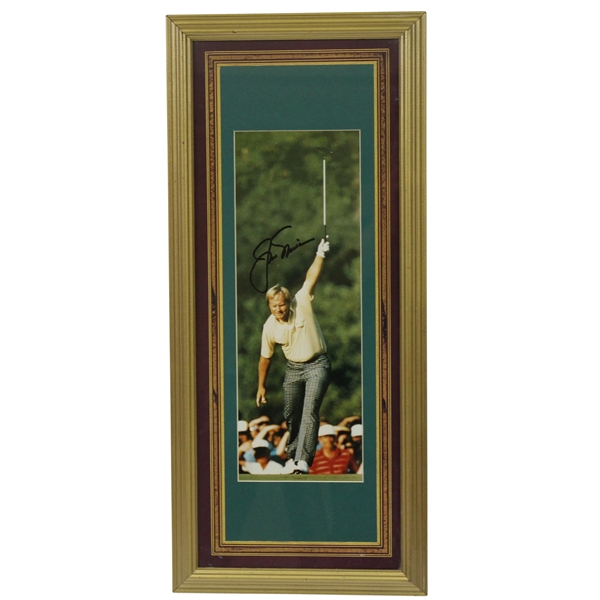 Jack Nicklaus Signed Masters Raised Putter Photo - Framed JSA ALOA