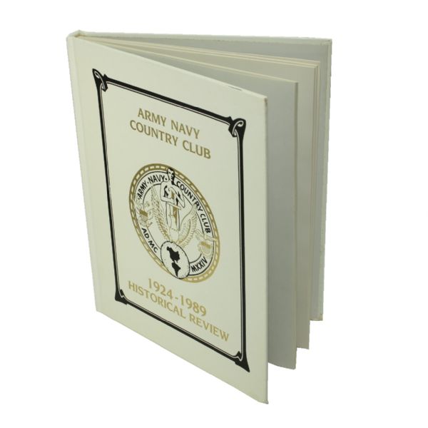 1989 Army-Navy Country Club 75 Years Book
