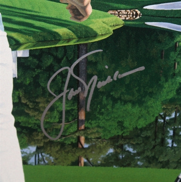 Jack Nicklaus Signed Danny Day Artists' Proof 25/25 Giclee on Canvas Painting-Deluxe Frame JSA ALOA