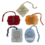 1985-1989 OPEN Championship Tickets - Seve, Norman, Faldo, Lyle, and Calcavechia