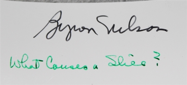 Lot of Four Byron Nelson Signed Original Photos from 'Winning Golf' JSA ALOA