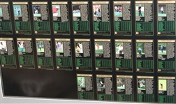 Open Back Framed GSV Set plus Unopened Set of 100 Pro-Set Golf Cards