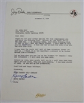 Jerry Barber Personal Letter Written to Legend John Derr JSA COA