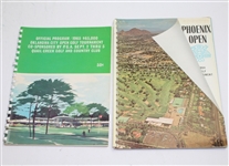 Lot of Four Programs - 1964 & 1965 Phoenix Open, 1965 OK City Open, and 1973 Sahara