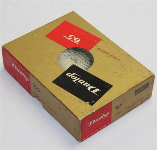 One Dozen Wrapped 1950's Dunlop '65' For The Expert Golf Balls