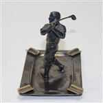Mounted Golfer in Ash Tray - Post-Swing