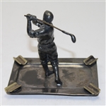 Mounted Golfer in Ash Tray - Post-Swing