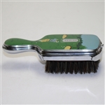 The KIT Brush Depicting Golf Scene with Initials 'EJD' - Has Removable Comb