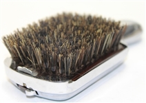 The KIT Brush Depicting Golf Scene with Initials 'EJD' - Has Removable Comb