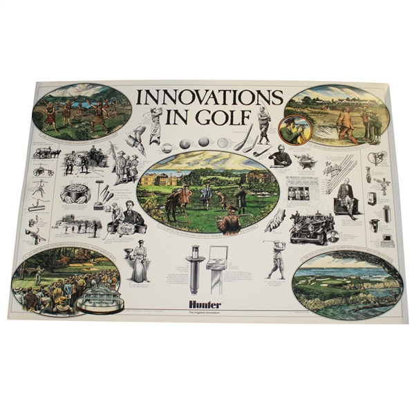 Innovations In Golf Educational Poster by Hunter Irrigation Innovators 