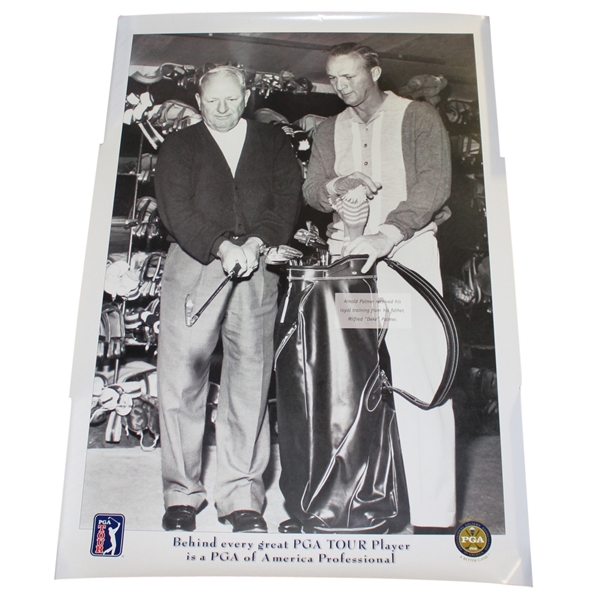 PGA Tour Professional Commemorative Poster - Milfred Deke Palmer - Arnold Palmer