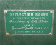 Kenneth Smith Deflection Board - Measures Golf Shafts Flexibility