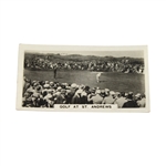 1932 Wills Homeland Events Cigarette Card - No. 45-Depicts Bobby Jones Putting in Open