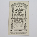 St. Andrews Bobby Jones Putting Amateur Championship Wills Homeland Events Cigarette Card - No. 16