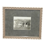 Bobby Jones Trophy Presentation Original Catalina Photo From First Jones Amateur Held  - Ornate Frame