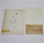 Lot of Two 1930's Gene Sarazen 'In Action' Original Wire Photos
