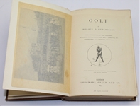 1890 'The Badminton Library' Book by Horace Hutchinson