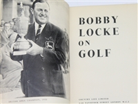 1953 'Bobby Locke on Golf ' Book by Bobby Locke with Dust Jacket
