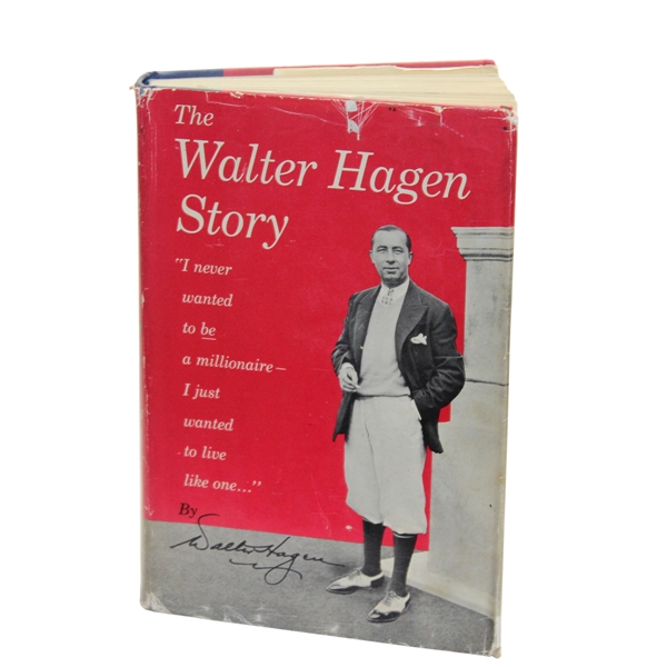 1956 First Edition The Walter Hagen Story by Margaret Heck with Dust Jacket