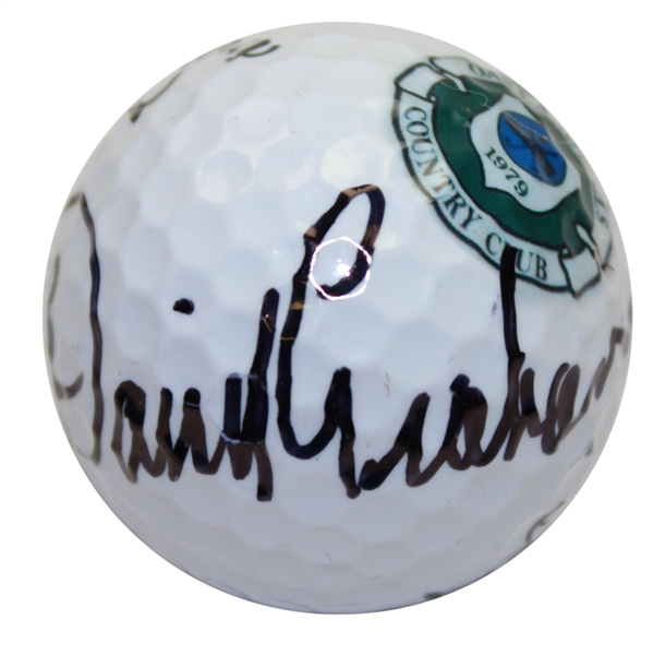 David Graham Signed 1979 PGA Championship at Oakland Hills CC Logo Golf Ball JSA ALOA