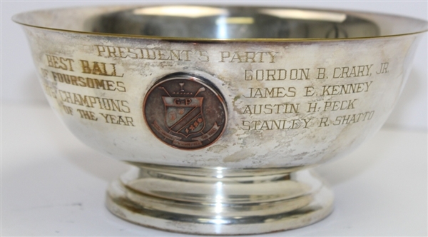 1976 President's Party Best Ball of Foursomes Champions of the Year G-P Club Trophy