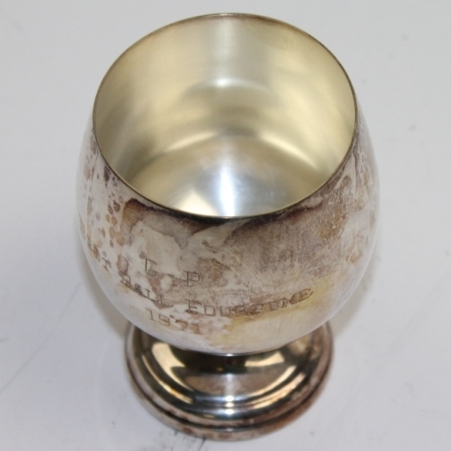 1971 G-P Club Best Ball Foursome Silver Plated Trophy Cup