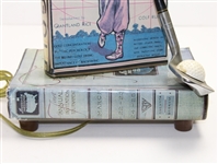 Bobby Jones Golf Book Themed Light Stand with Club, Golf Balls, and Books