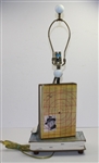 Bobby Jones Golf Book Themed Light Stand with Club, Golf Balls, and Books