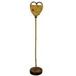 Vintage Yellow #4 Putting Green Hole Marker