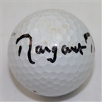 Margaret Thatcher Signed Golf Ball JSA ALOA