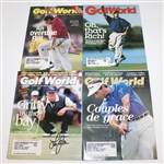 Lot of 20 Signed Golf World Magazines JSA ALOA