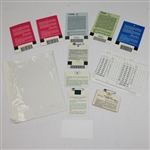Miscellaneous Masters Lot - Tickets, Badges, Scorecards, Stickers, etc JSA ALOA